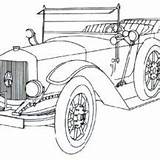 Coloring Classic Pages Car Netart sketch template