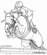 Coloring Pages Show Horse Dressage Jumping Printable Color Print Getcolorings Retail Getdrawings sketch template