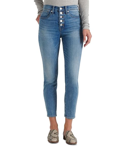 lucky brand bridgette button fly ankle skinny jeans and reviews jeans