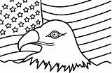 Pages Eagle Coloringpagesfortoddlers Flags sketch template