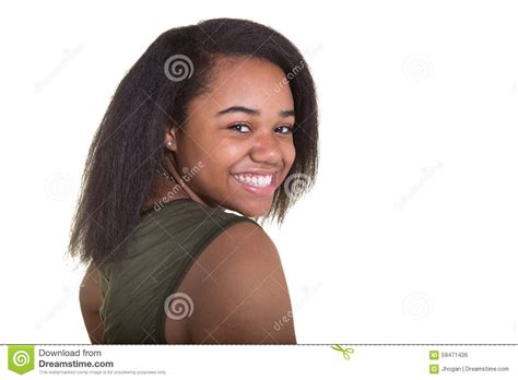 glimlachende tiener stock foto afbeelding bestaande uit