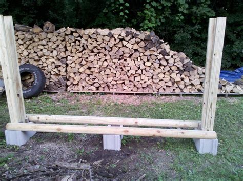 pin  firewood rack