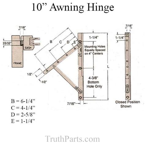 casement  awning hinges