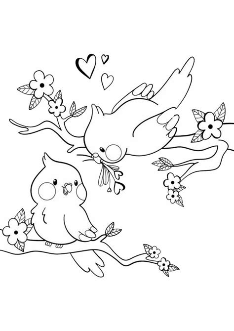 easy  print bird coloring pages bird coloring pages