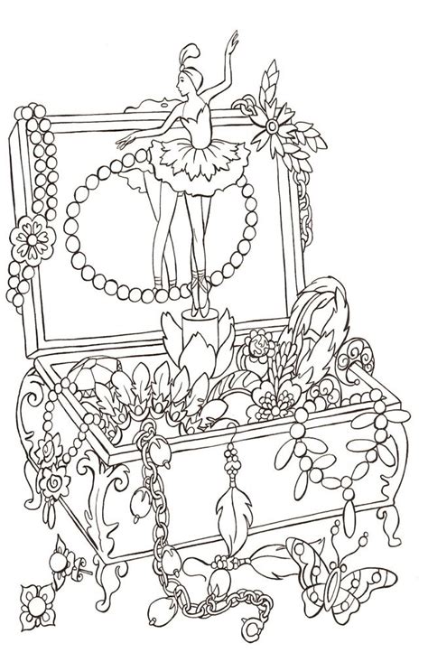 jewelry box coloring pages coloring pages