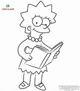 Simpson Lisa Coloring Pages Simpsons Drawing Draw Step Characters Cartoon Kids Colouring Printable Cartoons Sketch Lesson Drawings Easy Dibujos Books sketch template