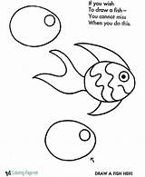 Draw Kids Step Drawing Easy Fish Lessons Learn Coloring Pages Worksheets Sea Fun Printable Choose Board Getdrawings sketch template