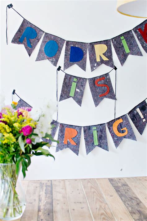 diy fabric banner