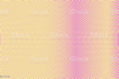 Yellow Pink Dotted Halftone Radial Subtle Dotted Gradient Half Tone