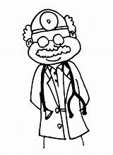 Doctor Coloring Pages Getdrawings Printable sketch template
