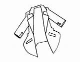 Coat Trench Coloring Sleeve Jacket Cartoon Coloringcrew sketch template