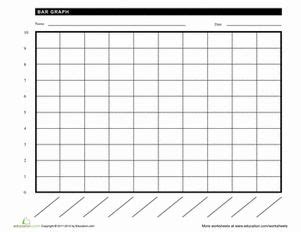 blank bar graph worksheet kindergarten math worksheets  graphing