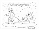 Sled sketch template