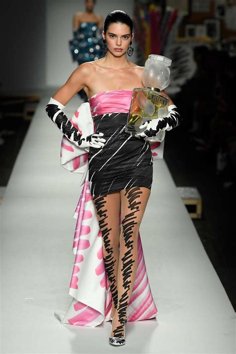 Kendall Jenner Walks The Runway For Moschino Fashion Show