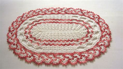 crochet doily patternenchanting oval doilyoval doily pattern crochet