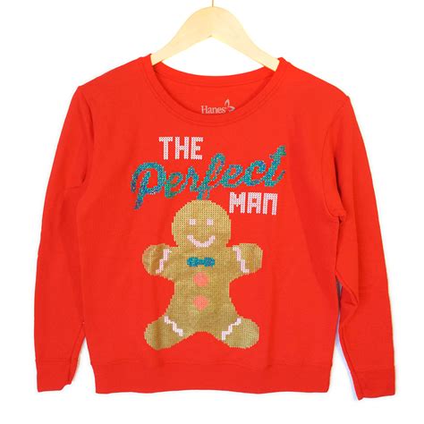 The Perfect Gingerbread Man Ugly Christmas Sweatshirt