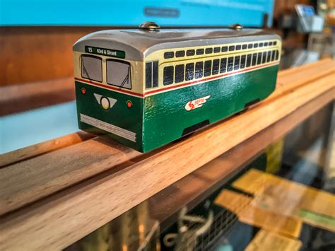 septa wooden streetcar toy trolley market street railway