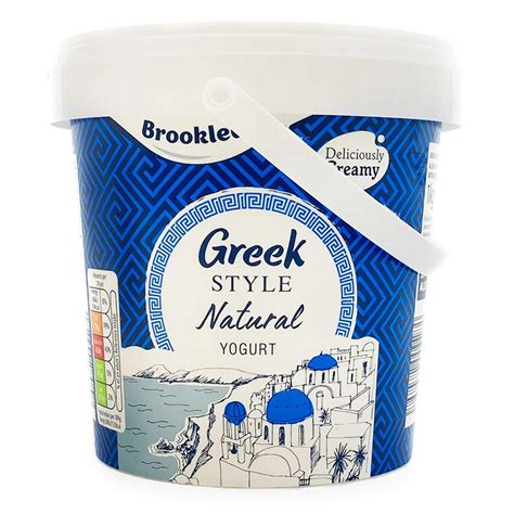greek style natural yogurt kg brooklea aldiie