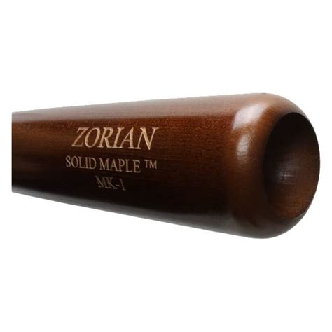 zorian professional maple wood baseball bat mk1 black brown adult