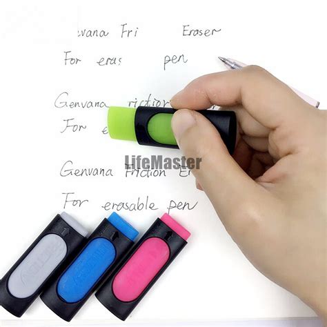 pclot genvana friction ink eraser  erasable  rubber mmmm
