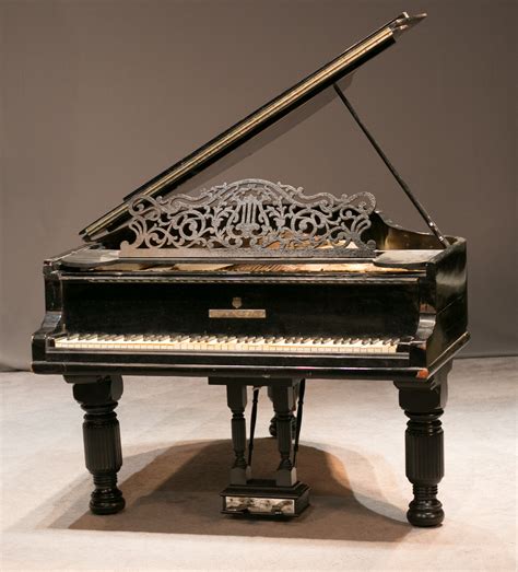 ebony steinway sons model  victorian grand piano antique piano shop