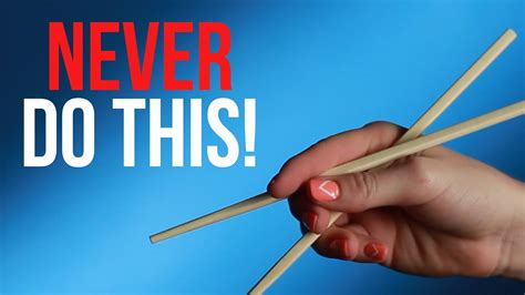 properly hold chopsticks youtube