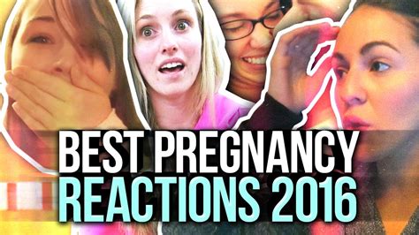 best pregnancy reactions 2016 girl s react youtube