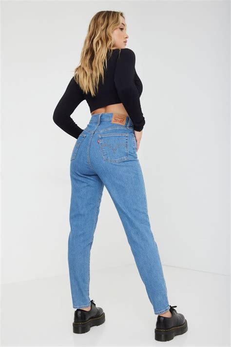 levis high waisted taper fit womens jeans garage
