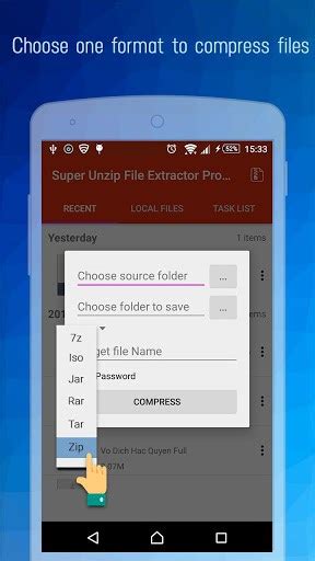 unzip file extractor rar zip file extractor apk   android