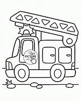 Truck Fire Coloring Pages Drawing Simple Cartoon Firetruck Transportation Kids Firefighter Outline Color Preschoolers Trucks Printable Easy Freightliner Drawings Clipartmag sketch template