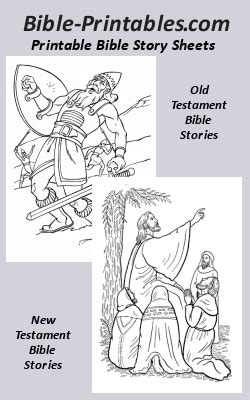 bible stories printable lesson sheets bible printables