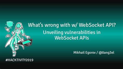 unveiling vulnerabilities  websocket apis vulnerability