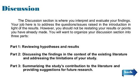 discussion section  research paper    discussion