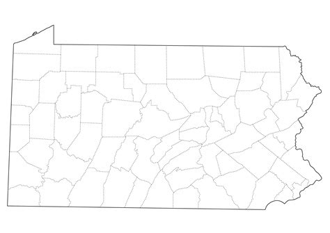 graphics us states outline with county lines maps ask