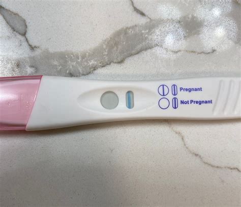 is there always a shadow where the pregnancy test positive goes