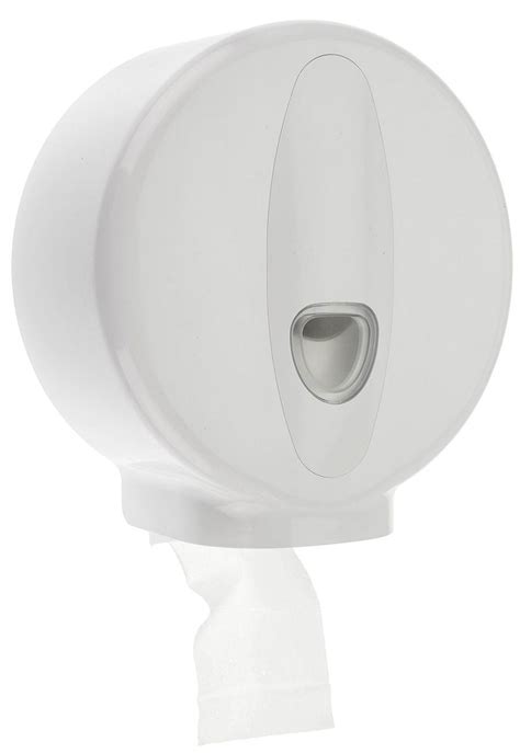 maxima mini jumbo toilet roll dispenser white