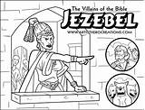 Bible Coloring Pages Kids Jezebel Villains School Sunday Heroes Story Lessons Color Crafts Sellfy Stories God Scripture Save Heros Visit sketch template