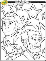 Presidents Crayola Abraham sketch template