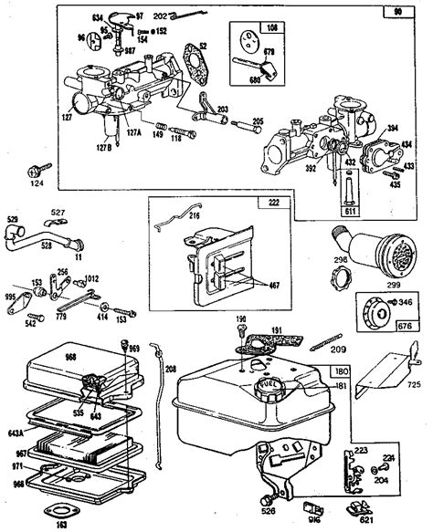 briggs  stratton intek  carburetor diagram   aseplinggiscom