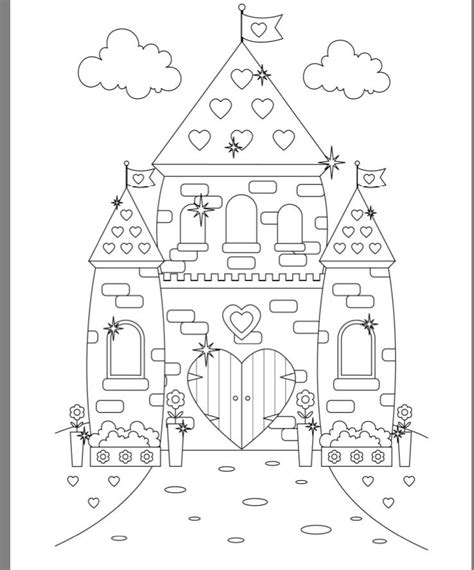 princess castle colouring page castle coloring page coloring book