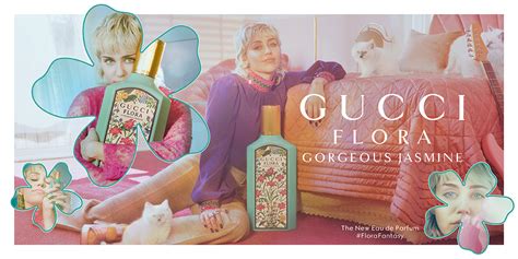 Miley Cyrus Gets Animated By Gucci In New Flora Gorgeous Jasmine