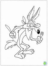 Coyote Wile Looney Tunes Bip Dinokids Coyotes Fonte Willie sketch template