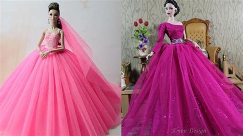 Gorgeous Gowns Barbie Doll Dresses Easy Barbie Tutu