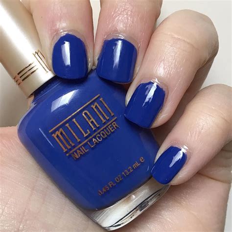 milani nail laquer blue jay nailpolish nails manicure bluenails