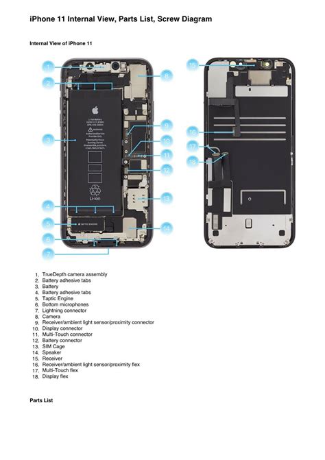 iphone   diagram iphone  teardown screen  battery replacement video youtube