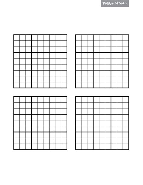 printable blank sudoku grids printable world holiday