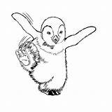 Happy Coloring Feet Pages Printable Color Penguin Foot Kids Miscellaneous Coloringpages101 Happyfeet Print Drawing Fun Outline Books Coloringpagesabc Getcolorings Popular sketch template