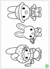 Coloring Pages Melody Kuromi Dinokids Close Mymelody Library Clipart Cartoon sketch template