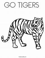 Tigers sketch template