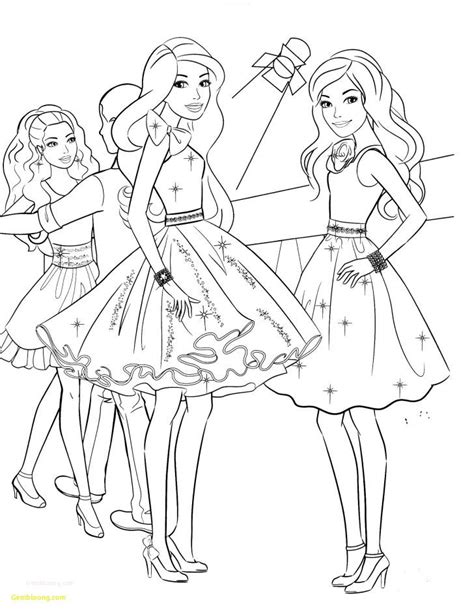 barbie coloring page coloring print